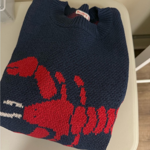 Bailey Rose Navy Lobster Sweater S - Picture 5 of 5